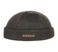Berretto Docker Old Cotton by Stetson marrone XL (60-61 cm)