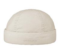 Stetson Berretto Docker Delave Organic Cotton Uomo - Beanie d´Estate in Cotone Calotta con Risvolto, Primavera/Estate Estate - M (56-57 cm) Beige Chiaro