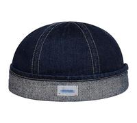 Stetson Berretto Docker Sustainable Denim Uomo - Made in The EU Calotta Estate Primavera/Estate - M (56-57 cm) Denim