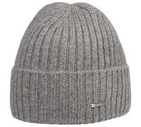 Stetson Berretto in Cachemire Varnell Donna/Uomo - Beanie Lana Invernale con Risvolto Inverno Autunno/Inverno - Taglia Unica Grigio