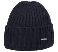 Stetson Berretto in Cachemire Varnell Donna/Uomo - Beanie Lana Invernale con Risvolto Inverno Autunno/Inverno - Taglia Unica Blu Scuro