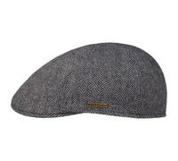 STETSON Texas Wool Herringbone - Berretto da uomo, Niebiesko-szary, L