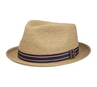 Stetson Cappello in Rafia Brandsfield Player Donna/Uomo - Estivo di Paglia da Sole Primavera/Estate Primavera Estate - L (58-59 cm) Natura