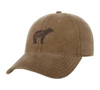 Stetson Cappellino a Coste Embroidered Bear Uomo - Cotton cap Berretto Baseball Snapback, con Visiera Estate/Inverno Primavera Estate Autunno Inverno