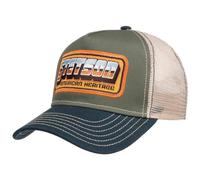 Stetson Cappellino American Heritage Patch Uomo - Mesh cap Berretto Baseball Snapback Snapback, con Visiera Estate/Inverno Primavera Estate Autunno Inverno - Taglia Unica Oliva