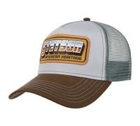 Stetson Cappellino American Heritage Patch Uomo - Mesh cap Berretto Baseball Snapback Snapback, con Visiera Autunno Primavera Inverno Estate Estate/Inverno - Taglia Unica Blu-Grigio