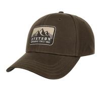 Stetson Cappellino Exploring Since 1865 Uomo - Cotton cap Berretto Baseball Snapback, con Risvolto, Visiera Estate/Inverno Primavera Estate Autunno Inverno - Taglia Unica Marrone Scuro