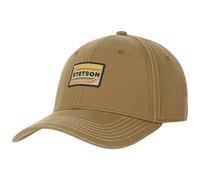 Stetson Cappellino Lenloy Cotton Uomo - cap Berretto Baseball Curved Brim Fibbia in Metallo, con Visiera, Fodera Inverno Autunno Estate Primavera Estate/Inverno - Taglia Unica Cammello