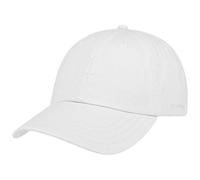 Stetson Cappellino Rector Donna/Uomo - Protezione UV Estivo Fibbia in Metallo, con Visiera Estate/Inverno - Taglia Unica Bianco