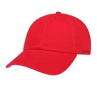 Stetson Cappellino Rector Donna/Uomo - Protezione UV Estivo Fibbia in Metallo, con Visiera Estate/Inverno - Taglia Unica Rosso