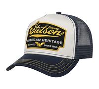 Stetson Cappellino Trucker American Heritage Uomo - Mesh cap Berretto Baseball Snapback Snapback, con Visiera Estate/Inverno - Taglia Unica Blu Scuro