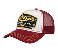 Stetson Cappellino Trucker American Heritage Uomo - Mesh cap Berretto Baseball Snapback Snapback, con Visiera Estate/Inverno - Taglia Unica Rosso Bordeaux