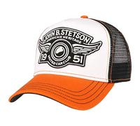 Stetson Cappellino Trucker Car Club Donna/Uomo - Snapback, con Visiera, Visiera Inverno Autunno Primavera Estate Estate/Inverno - Taglia Unica Nero