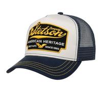 Stetson Cappellino Trucker American Heritage Uomo - Mesh cap Berretto Baseball Snapback Snapback, con Visiera Estate/Inverno - Taglia Unica Blu Scuro
