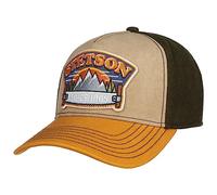 Stetson Cappellino Trucker Hacksaw Donna/Uomo - cap Berretto Baseball Mesh Snapback, con Visiera Estate/Inverno - Taglia Unica Beige
