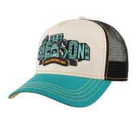 Stetson Cappellino Trucker Live & Loud Uomo - cap Berretto Baseball Mesh Snapback, con Visiera, Fodera, Fodera Estate/Inverno Primavera Estate Autunno Inverno - Taglia Unica Petrolio