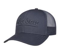 Stetson Cappellino Trucker Monochrome Uomo - cap Berretto Baseball Mesh Snapback, con Visiera, Fodera, Fodera Estate/Inverno Primavera Estate Autunno Inverno - Taglia Unica Blu