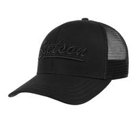 Stetson Cappellino Trucker Monochrome Uomo - cap Berretto Baseball Mesh Snapback, con Visiera, Fodera, Fodera Estate/Inverno Primavera Estate Autunno Inverno - Taglia Unica Nero