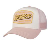 Stetson Cappellino Trucker Since 1865 Vintage Donna/Uomo - cap Berretto Baseball Mesh Snapback, con Visiera, Visiera Primavera/Estate Estate - Taglia Unica Rosa