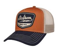 Stetson Cappellino Trucker Spark Plug Uomo - cap Berretto Baseball Mesh Snapback, con Visiera, Visiera Estate Primavera/Estate - Taglia Unica Small Blu Scuro