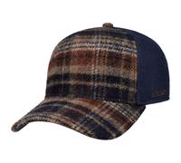 Stetson Cappellino Trucker Wool Check Uomo - cap Berretto Baseball Mesh Snapback, con Visiera, Fodera Inverno Autunno/Inverno