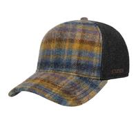 Stetson Cappellino Trucker Wool Check Uomo - cap Berretto Baseball Mesh Snapback, con Visiera, Fodera Inverno Autunno/Inverno