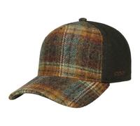 Stetson Cappellino Trucker Wool Check Uomo - cap Berretto Baseball Mesh Snapback, con Visiera, Fodera Inverno Autunno/Inverno - Taglia Unica Oliva