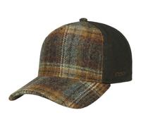 Stetson Cappellino Trucker Wool Check Uomo - cap Berretto Baseball Mesh Snapback, con Visiera, Fodera Inverno Autunno/Inverno - Taglia Unica Oliva