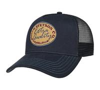 Stetson Cappellino Vintage Brushed Twill Donna/Uomo - Trucker cap Berretto Baseball Mesh Fibbia in Metallo, con Visiera Estate/Inverno Primavera Estate Autunno Inverno - Taglia Unica Blu