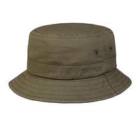 Stetson Cappello Anti UV Cotton Twill Bucket Donna/Uomo - da Pescatore in Cotone Estate Primavera/Estate - L (58-59 cm) Oliva