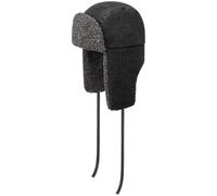 Stetson Cappello Aviatore Bomber Denim Garage Uomo - da Ushanka con paraorecchie, Fodera, sottogola Autunno/Inverno Autunno Inverno - L (58-59 cm) Nero