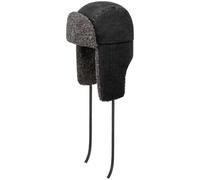 Stetson Cappello Aviatore Bomber Denim Garage Uomo - da Ushanka con paraorecchie, Fodera, sottogola Autunno/Inverno Autunno Inverno - L (58-59 cm) Nero