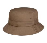 Stetson Cappello Anti UV Cotton Twill Bucket Donna/Uomo - da Pescatore in Cotone Estate Primavera/Estate - M (56-57 cm) Talpa