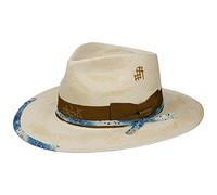 Stetson Cappello di Paglia Caffrey Toyo Donna/Uomo - da Giardiniere Sole Cappelli Spiaggia con Fodera Estate Primavera/Estate - M (56-57 cm) Natura