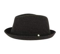 Stetson Cappello Pork Pie Odenton da Donna/Uomo - Porkpie in Cotone - Fedora Impermeabile e con Protezione dal Sole - Estate/Inverno - Marrone M (56-57 cm)