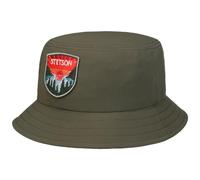 Stetson Cappello Protezione UV Jersey Bucket Donna/Uomo - Estivo da Sole Inverno Autunno Primavera Estate Estate/Inverno - L (58-59 cm) Oliva