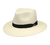 Stetson Cappello Tokeen Toyo Traveller Donna/Uomo - Paglia Estivo Cappelli da Spiaggia con Nastro in Grosgrain Estate Primavera/Estate - XXL (62-63 cm) Natura