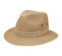 Stetson Cappello Traveller Organic Cotton - in Tessuto di Cotone Biologico - con Filtro UV 40+ - Cotone ecosostenibile - Cappello da Sole Primavera/Estate Beige L (58-59 cm)