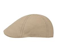 Stetson Coppola Texas Cotton con Filtro UV 40+ - Berretto con Visiera - in Cotone - Berretto in Tinta Unita Primavera/Estate Beige M (56-57 cm)