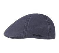 Stetson Coppola Texas Cotton con Filtro UV 40+ - Berretto con Visiera - in Cotone - Berretto in Tinta Unita Primavera/Estate Blu M (56-57 cm)