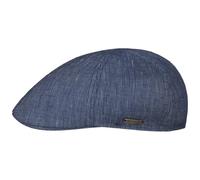 Stetson Coppola Texas Stripe Structure Donna/Uomo - Made in The EU Cappello Piatto con Visiera, Visiera Primavera/Estate Primavera Estate - 57 cm Blu