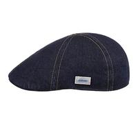 Stetson Coppola Texas Sustainable Denim Uomo - Made in The EU Cappello Piatto con Visiera, Visiera Estate Primavera/Estate - XL (60-61 cm) Denim