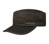 Stetson Datto Berretto Militare Inverno - Cappello Inverno Uomo - Berretto Cotone - Filtro UV 40+ - Idrorepellente - Berretto Foderato - Cappello Autunno/Inverno Marrone XL (60-61 cm)