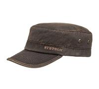 Stetson Datto Berretto Militare Inverno - Cappello Inverno Uomo - Berretto Cotone - Filtro UV 40+ - Idrorepellente - Berretto Foderato - Cappello Autunno/Inverno Marrone XL (60-61 cm)