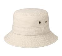 Stetson Delave Cappello Cotone Donna/Uomo - Estivo da Pescatore Vacanza Primavera/Estate Estate - S (54-55 cm) Beige