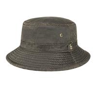 Stetson Drasco Cappello in Tessuto Uomo - da Pescatore Tascabile con pistagna, pistagna Estate/Inverno Primavera Estate Autunno Inverno - L (58-59 cm) Marrone