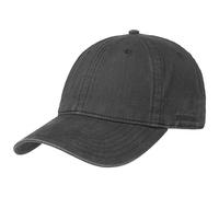 Stetson Ducor Sun Guard Fullcap Uomo - Cappellino da Baseball in Cotone bio (sostenuto) - Primavera/Estate - Protezione UV 40+ - Look-StoneWashed - Cappellino da Esterno Nero XL (60-61 cm)