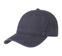 Stetson Ducor Sun Guard Fullcap Uomo - Cappellino da Baseball in Cotone bio (sostenuto) - Primavera/Estate - Protezione UV 40+ - Look-StoneWashed - Cappellino da Esterno Blu M (56-57 cm)