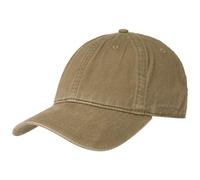 Stetson Ducor Sun Guard Fullcap Uomo - Cappellino da Baseball in Cotone bio (sostenuto) - Primavera/Estate - Protezione UV 40+ - Look-StoneWashed - Cappellino da Esterno Oliva XXL (62-63 cm)