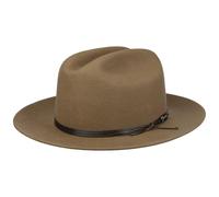 Stetson Golden Valley Western Cappello di lana western cappello da cowboy, cappello da rodeo, cappello da cattleman da uomo, con cinturino in pelle, autunno/inverno, marrone, XL